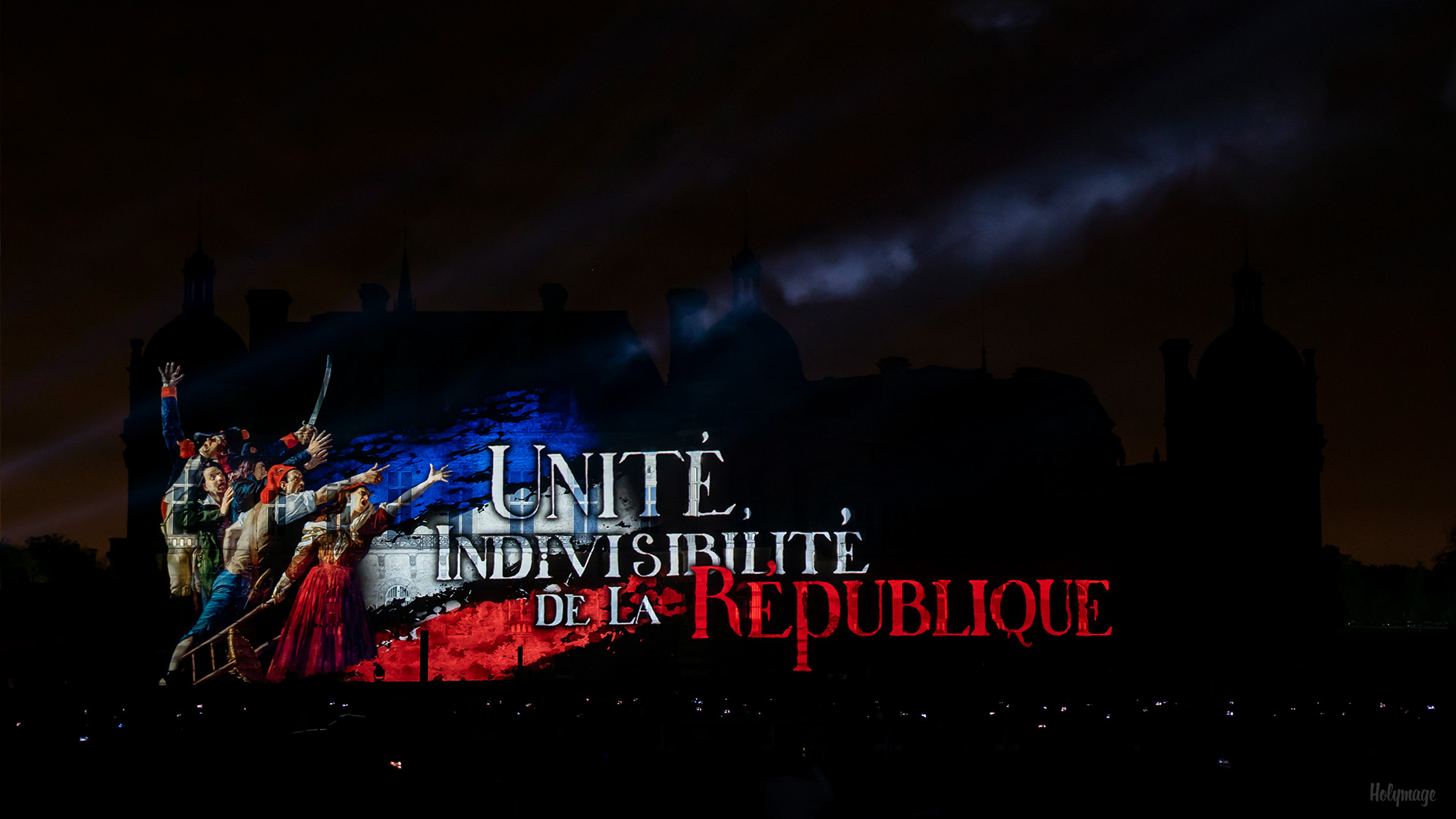Le rocher des trésors 2 - Chantilly - Révolution Française 05 - Video Mapping Monumental 2022 @holymage @delacroixstudio